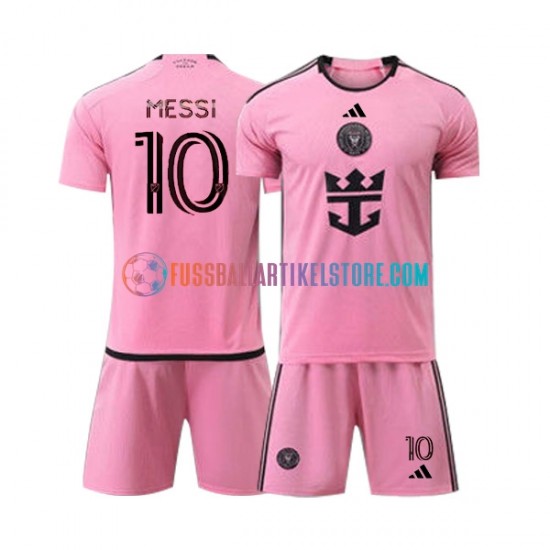 Inter Miami Heimausrüstung Lionel Messi 10 2024 Kinder Set(Trikot und Hose) S/S