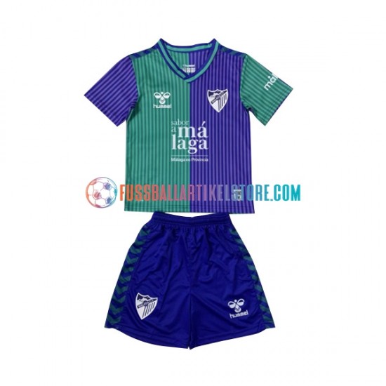 Málaga CF Auswärtsausrüstung 2023-2024 Kinder Set(Trikot und Hose) S/S