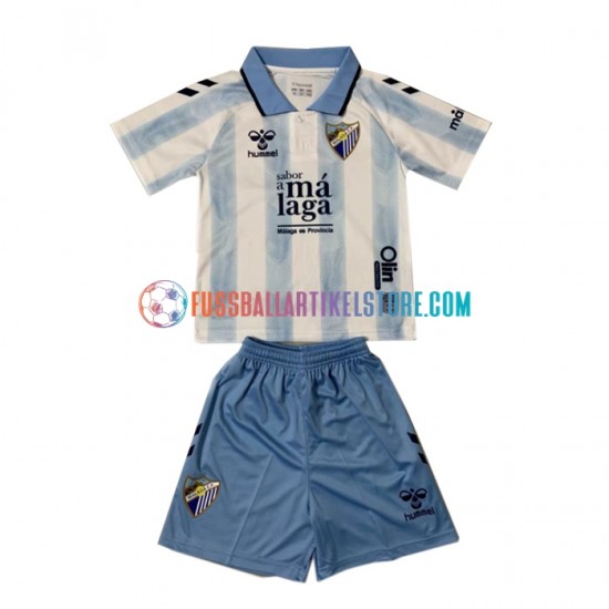 Málaga CF Heimausrüstung 2023-2024 Kinder Set(Trikot und Hose) S/S