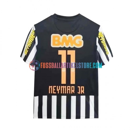 Auswärtsausrüstung Santos Neymar JR 11 Retro 2011-2012 Herren Trikot S/S