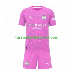 Manchester City Auswärtsausrüstung Torwart 2026-2027 Kinder Set(Trikot und Hose) S/S