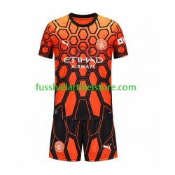 Manchester City Ausweichausrüstung Torwart 2026-2027 Kinder Set(Trikot und Hose) S/S