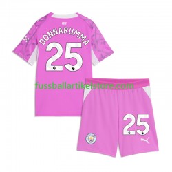 Manchester City Auswärtsausrüstung Torwart Gianluigi Donnarumma 2026-2027 Kinder Set(Trikot und Hose) S/S