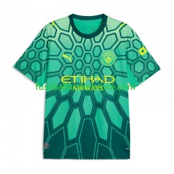 Manchester City Heimausrüstung Torwart Gianluigi Donnarumma 2026-2027 Kinder Set(Trikot und Hose) S/S