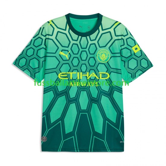 Manchester City Heimausrüstung Torwart Gianluigi Donnarumma 2026-2027 Kinder Set(Trikot und Hose) S/S