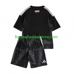 Manchester United Heimausrüstung Torwart 2026-2027 Kinder Set(Trikot und Hose) S/S