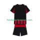 AC Mailand Heimausrüstung 2025-2026 Kinder Set(Trikot und Hose) S/S