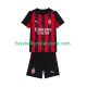 AC Mailand Heimausrüstung 2025-2026 Kinder Set(Trikot und Hose) S/S