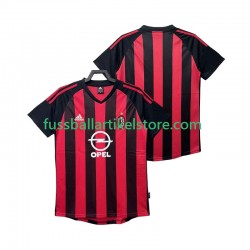 AC Mailand Heimausrüstung Retro 2002 2003 Herren Trikot S/S
