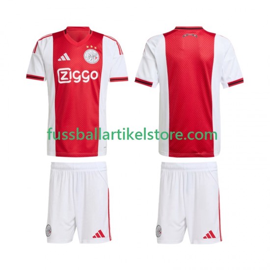 Ajax Amsterdam Heimausrüstung 2025-2026 Kinder Set(Trikot und Hose) S/S