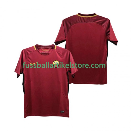 AS Rom Heimausrüstung Retro 2017-2018 Herren Trikot S/S