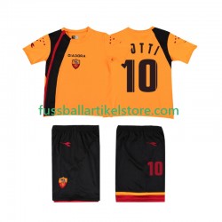 AS Rom Heimausrüstung TOTTI 10 Retro 2005-2006 Kinder Set(Trikot und Hose) S/S