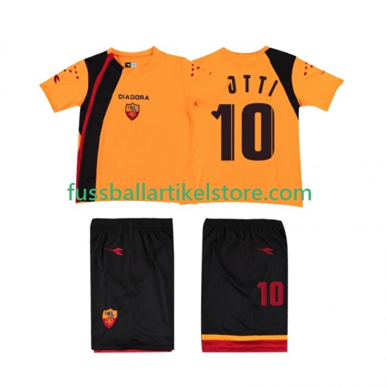 AS Rom Heimausrüstung TOTTI 10 Retro 2005-2006 Kinder Set(Trikot und Hose) S/S