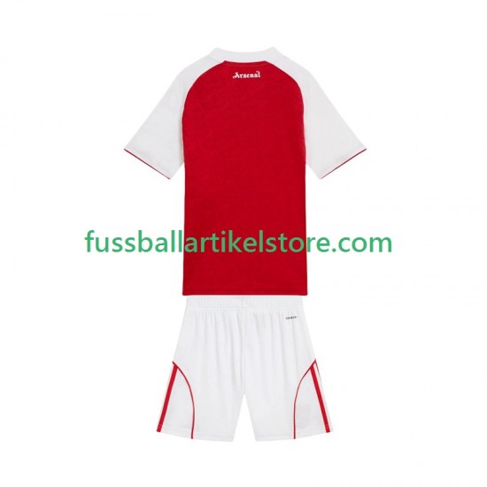 Arsenal Heimausrüstung 2025-2026 Kinder Set(Trikot und Hose) S/S