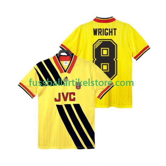 Arsenal Auswärtsausrüstung WRIGHT 8 Retro 1993 1994 Herren Trikot S/S