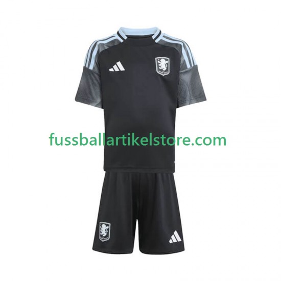 Aston Villa Auswärtsausrüstung 2025-2026 Kinder Set(Trikot und Hose) S/S