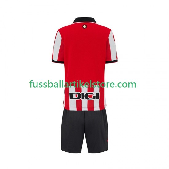 Athletic Bilbao Heimausrüstung 2025-2026 Kinder Set(Trikot und Hose) S/S