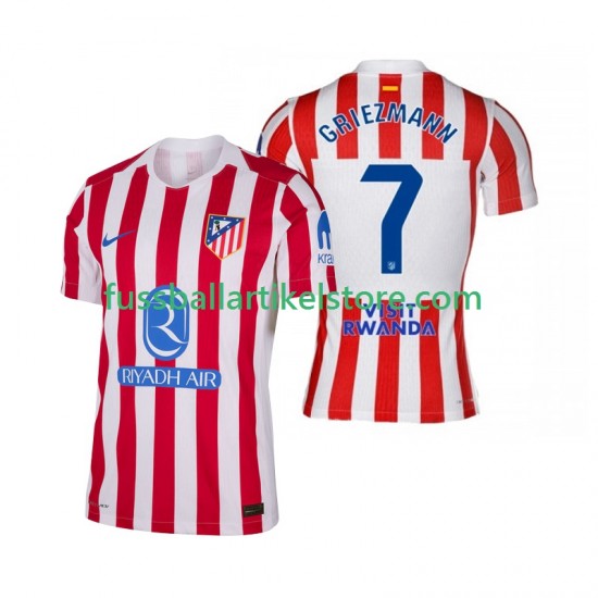 Atlético Madrid Heimausrüstung Antoine Griezmann 7 2025-2026 Herren Trikot S/S