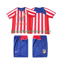 Atlético Madrid Heimausrüstung Retro 2004 2005 Kinder Set(Trikot und Hose) S/S