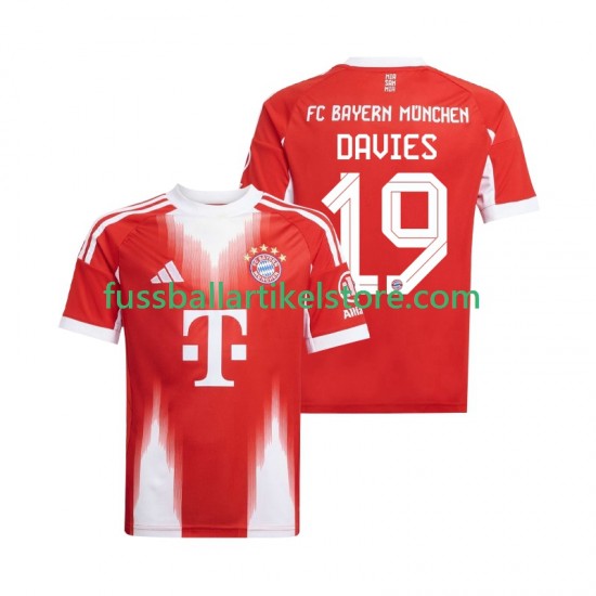 FC Bayern München Heimausrüstung Alphonso Davies 19 2025-2026 Herren Trikot S/S