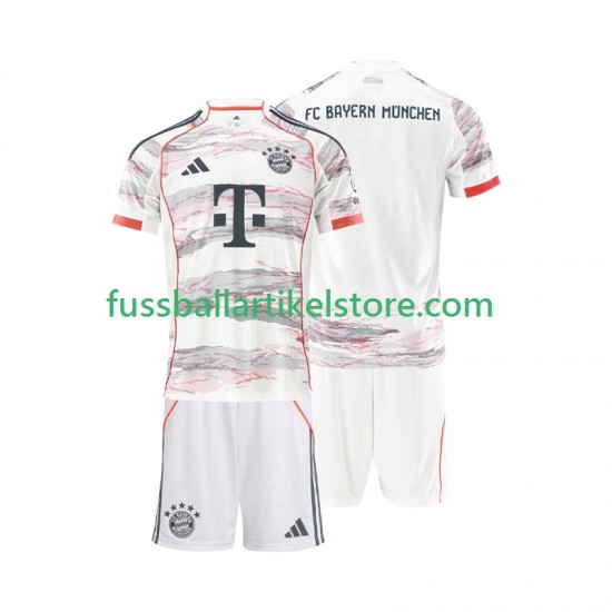 FC Bayern München Auswärtsausrüstung 2025-2026 Kinder Set(Trikot und Hose) S/S