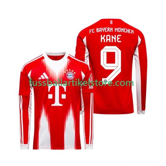 FC Bayern München Heimausrüstung Harry Kane 9 2025-2026 Herren Trikot L/S