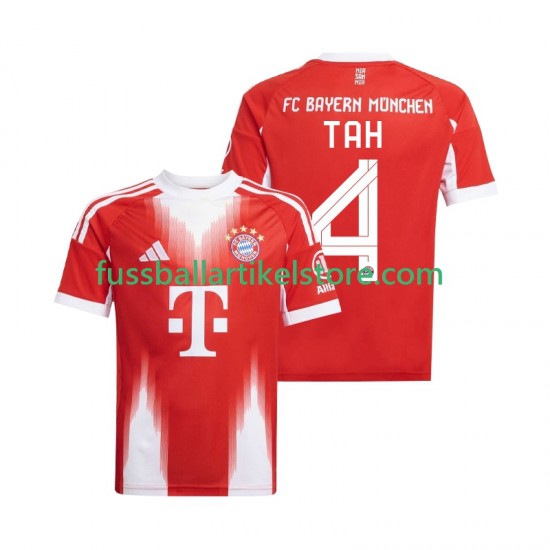 FC Bayern München Heimausrüstung Jonathan Tah 4 2025-2026 Herren Trikot S/S