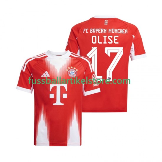 FC Bayern München Heimausrüstung Michael Olise 17 2025-2026 Herren Trikot S/S