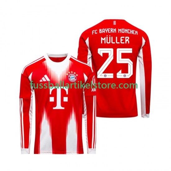 FC Bayern München Heimausrüstung Thomas Muller 25 2025-2026 Herren Trikot L/S