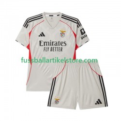 Benfica Auswärtsausrüstung 2025-2026 Kinder Set(Trikot und Hose) S/S
