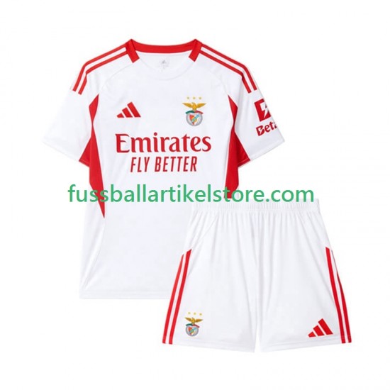 Benfica Ausweichausrüstung 2025-2026 Kinder Set(Trikot und Hose) S/S