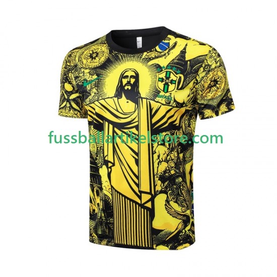 Brasilien Heimausrüstung Jesus 2024 Herren Trikot S/S