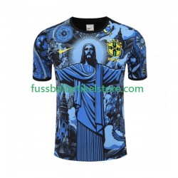 Brasilien Heimausrüstung Jesus 2024-2025 Herren Trikot Blau S/S