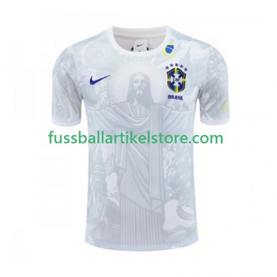 Brasilien Heimausrüstung Jesus 2024-2025 Herren Trikot Weiß S/S