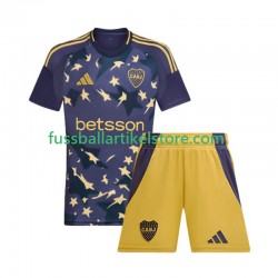 Boca Juniors Ausweichausrüstung 2025 Kinder Set(Trikot und Hose) S/S