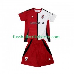 River Plate Ausweichausrüstung 2024-2025 Kinder Set(Trikot und Hose) S/S