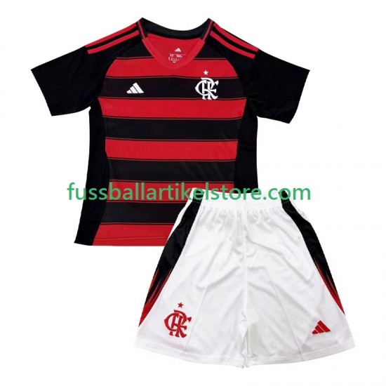 CR Flamengo Heimausrüstung 2025-2026 Kinder Set(Trikot und Hose) S/S