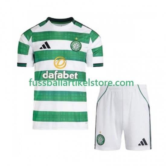 Celtic Glasgow Heimausrüstung FC 2025-2026 Kinder Set(Trikot und Hose) S/S