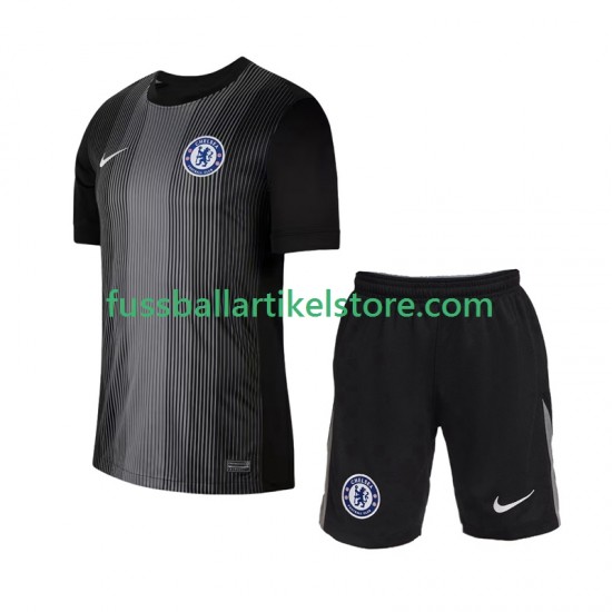 Chelsea Heimausrüstung Torwart 2025-2026 Kinder Set(Trikot und Hose) S/S