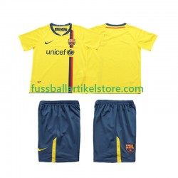 FC Barcelona Auswärtsausrüstung Retro 2008 2009 Kinder Set(Trikot und Hose) S/S