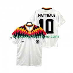 Deutschland Heimausrüstung MATTHAUS 10 Retro 1994 Herren Trikot S/S