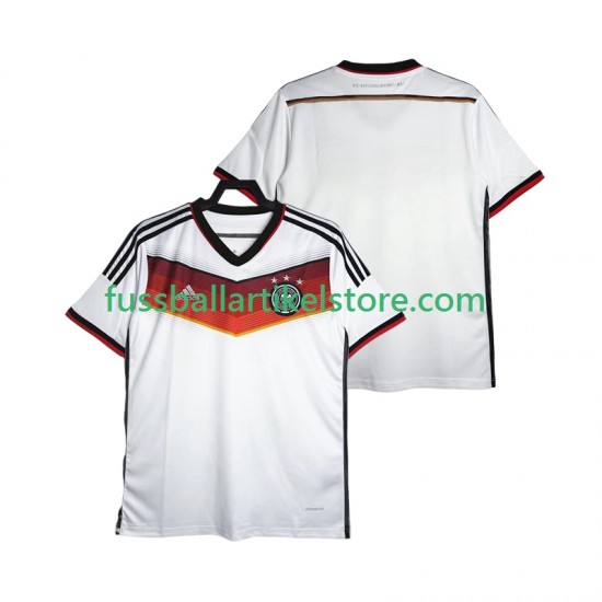 Deutschland Heimausrüstung Retro World Cup 2014 Herren Trikot S/S