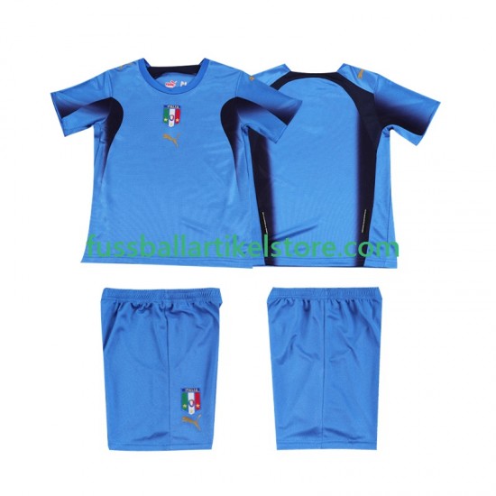 Italien Heimausrüstung Retro 2006 Kinder Set(Trikot und Hose) S/S