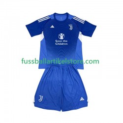 Juventus Turin Heimausrüstung Torwart 2025-2026 Kinder Set(Trikot und Hose) S/S