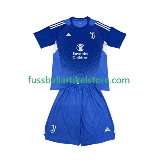 Juventus Turin Heimausrüstung Torwart 2025-2026 Kinder Set(Trikot und Hose) S/S