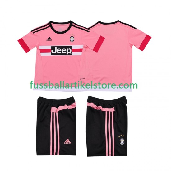 Juventus Turin Auswärtsausrüstung Retro 2015 2016 Kinder Set(Trikot und Hose) S/S