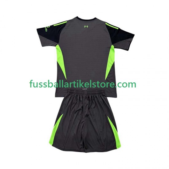 Liverpool Heimausrüstung Torwart 2025-2026 Kinder Set(Trikot und Hose) S/S