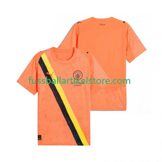 Manchester City Heimausrüstung Torwart UPER 2025-2026 Herren Trikot Kinder Set(Trikot und Hose) S/S