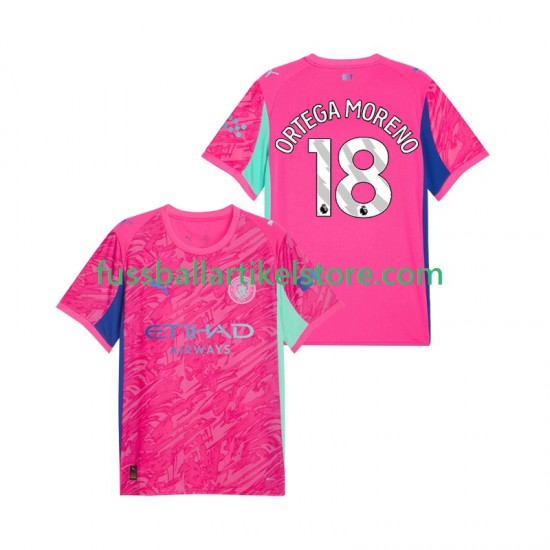 Manchester City Auswärtsausrüstung Torwart ORTEGA MORENO 18 2025-2026 Herren Trikot S/S