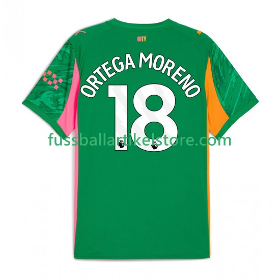 Manchester City Heimausrüstung Torwart ORTEGA MORENO 18 2025-2026 Herren Trikot S/S